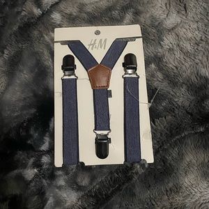 H&M denim toddler suspenders